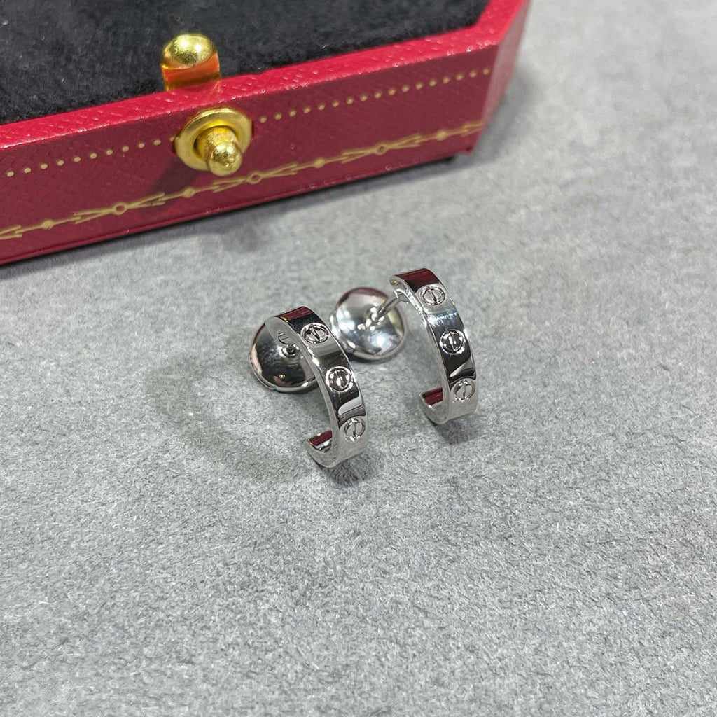 [Eterna Jewels]LOVE EARRINGS 2.65 MM NO DIAMOND SMALL