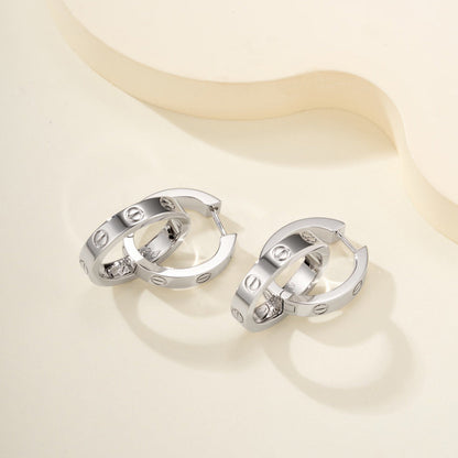 [Eterna Jewels]LOVE 3.3MM DANGLE EARRINGS