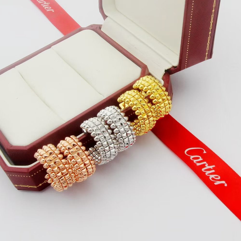 [Eterna Jewels]CLASH 9.2MM DOUBLE ROW EARRINGS