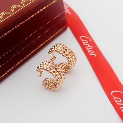 [Eterna Jewels]CLASH 9.2MM DOUBLE ROW EARRINGS