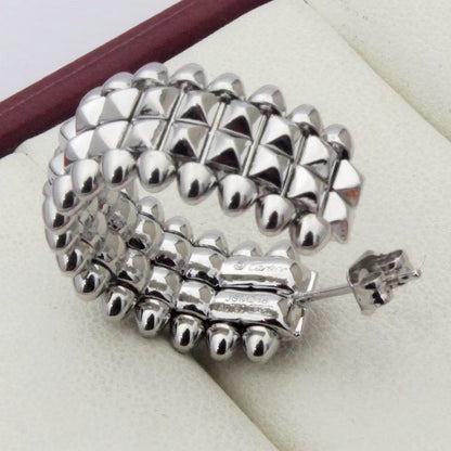 [Eterna Jewels]CLASH 9.2MM DOUBLE ROW EARRINGS