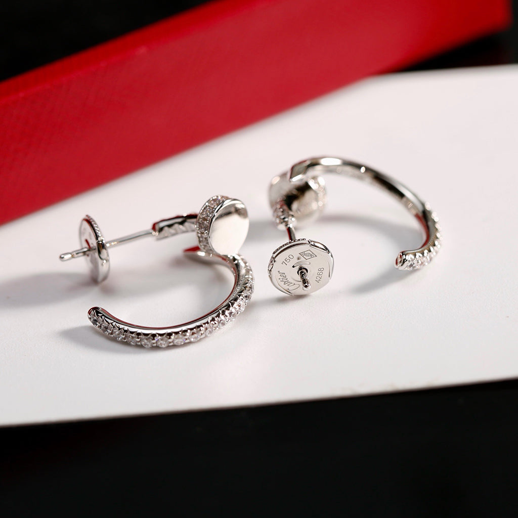 [Eterna Jewels]JUSTE FULL DIAMOND SMALL EARRINGS