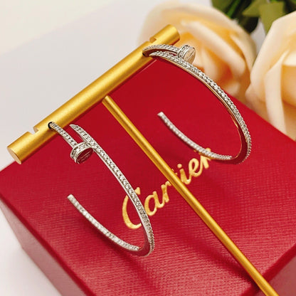 [Eterna Jewels]JUSTE FULL DIAMOND LARGE EARRINGS