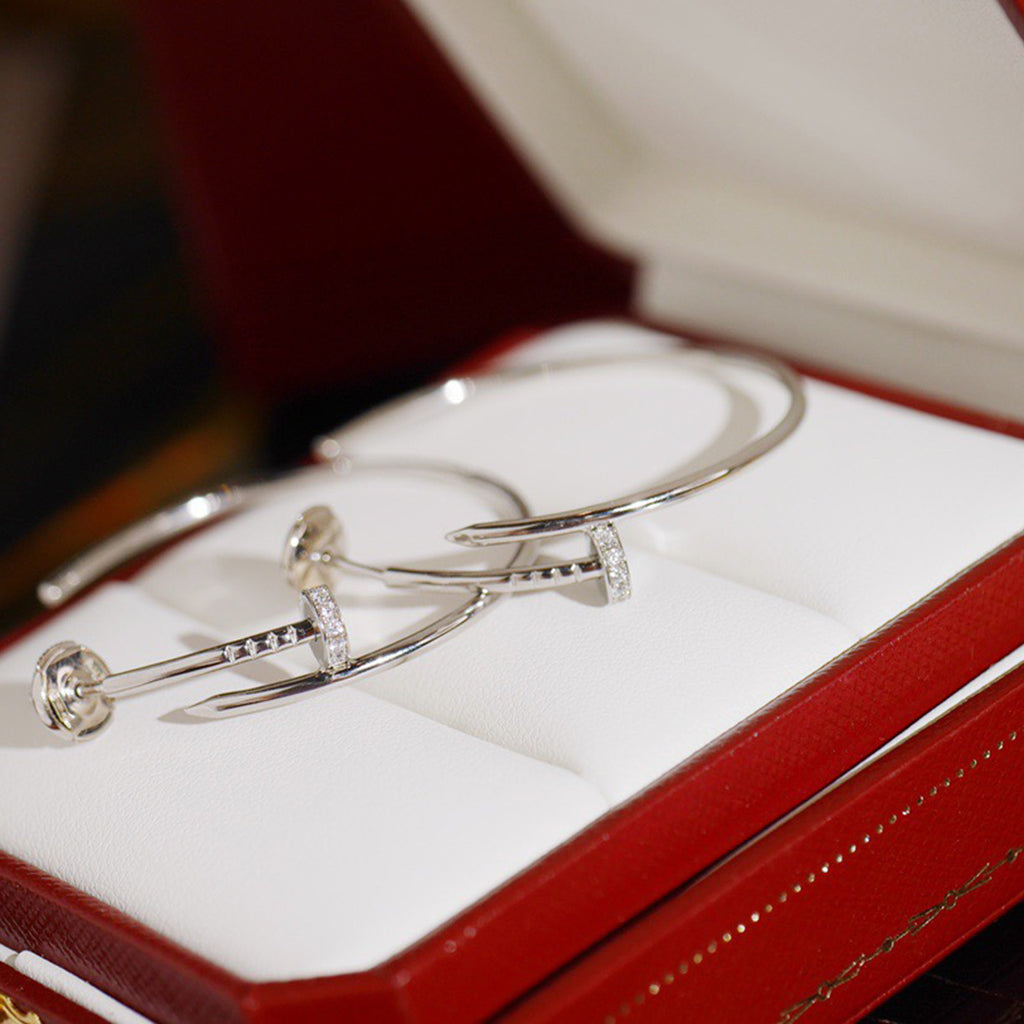 [Eterna Jewels]JUSTE HALF DIAMOND LARGE EARRINGS