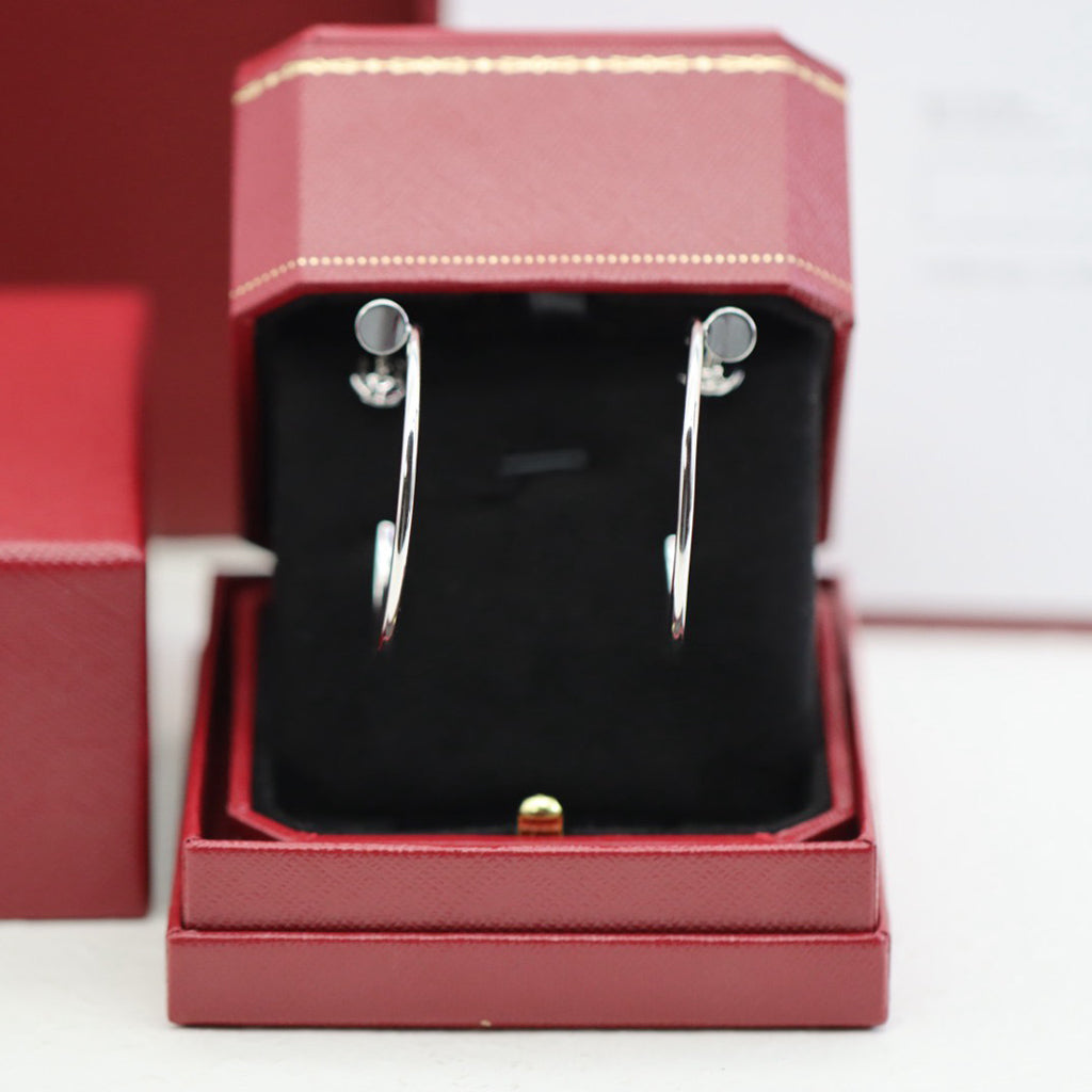 [Eterna Jewels]JUSTE HALF DIAMOND LARGE EARRINGS