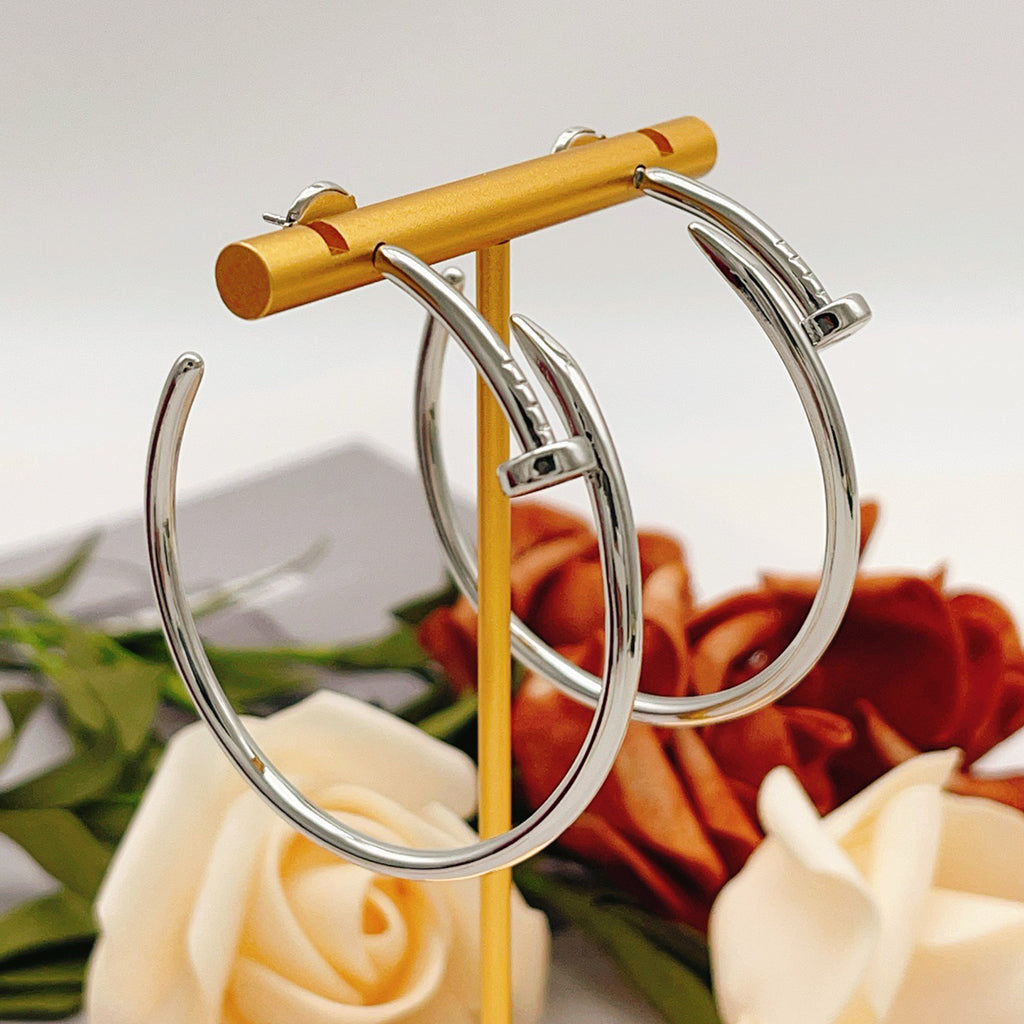 [Eterna Jewels]JUSTE NO DIAMOND LARGE EARRINGS
