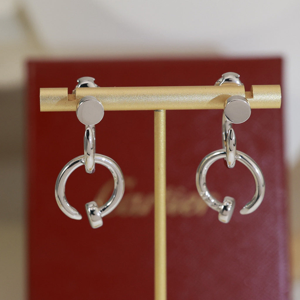 [Eterna Jewels]JUSTE NO DIAMOND DOUBLE EARRINGS