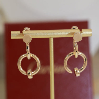[Eterna Jewels]JUSTE NO DIAMOND DOUBLE EARRINGS