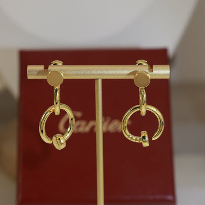[Eterna Jewels]JUSTE NO DIAMOND DOUBLE EARRINGS