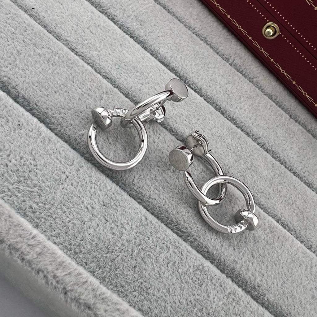 [Eterna Jewels]JUSTE NO DIAMOND DOUBLE EARRINGS