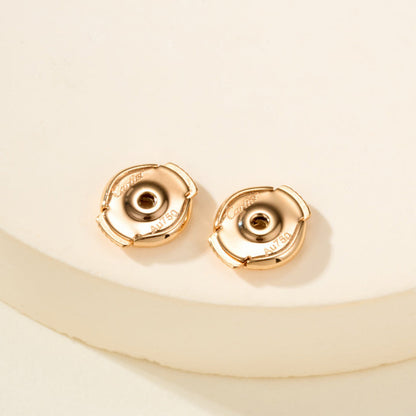 [Eterna Jewels]JUSTE HALF DIAMOND DOUBLE EARRINGS