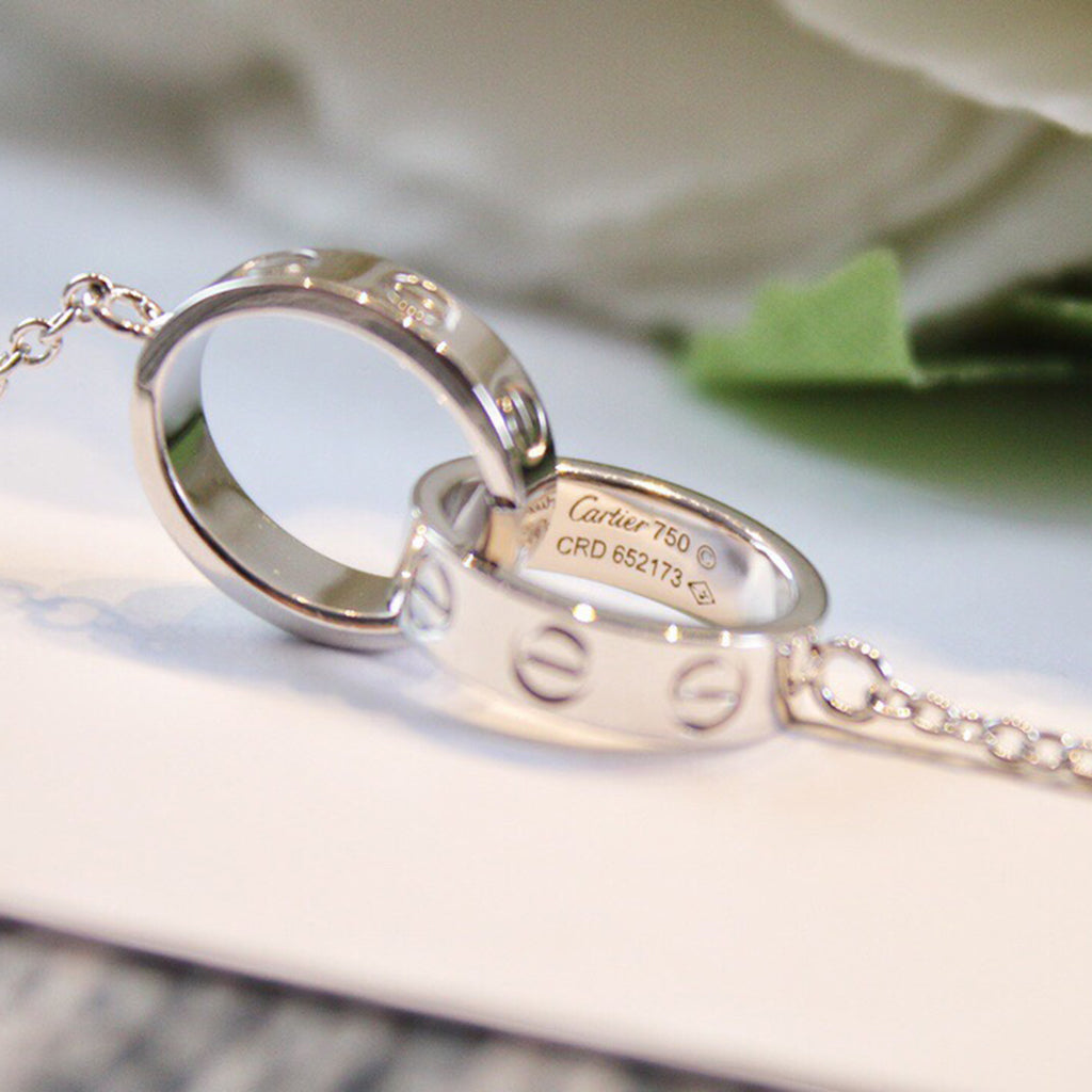 [Eterna Jewels]LOVE DOUBLE RING NECKLACE