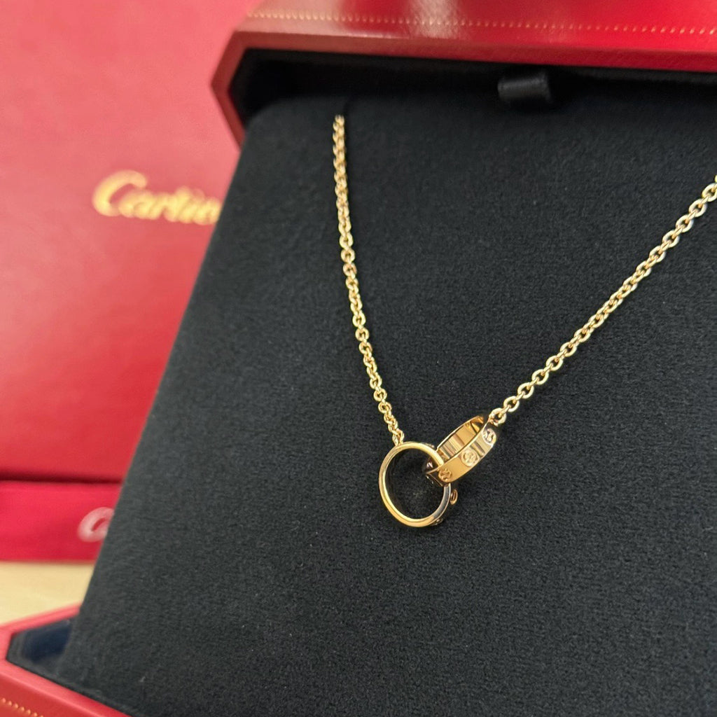 [Eterna Jewels]LOVE DOUBLE RING NECKLACE