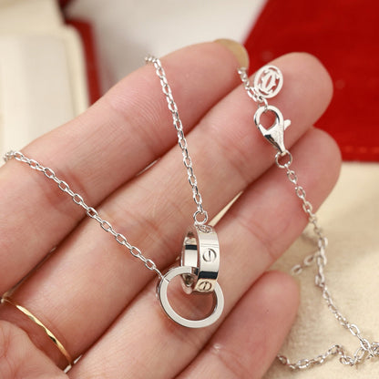 [Eterna Jewels]LOVE DOUBLE RING NECKLACE