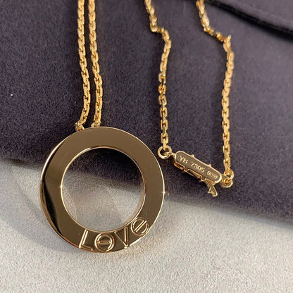 [Eterna Jewels]LOVE NECKLACE 16MM 3 DIAMONDS