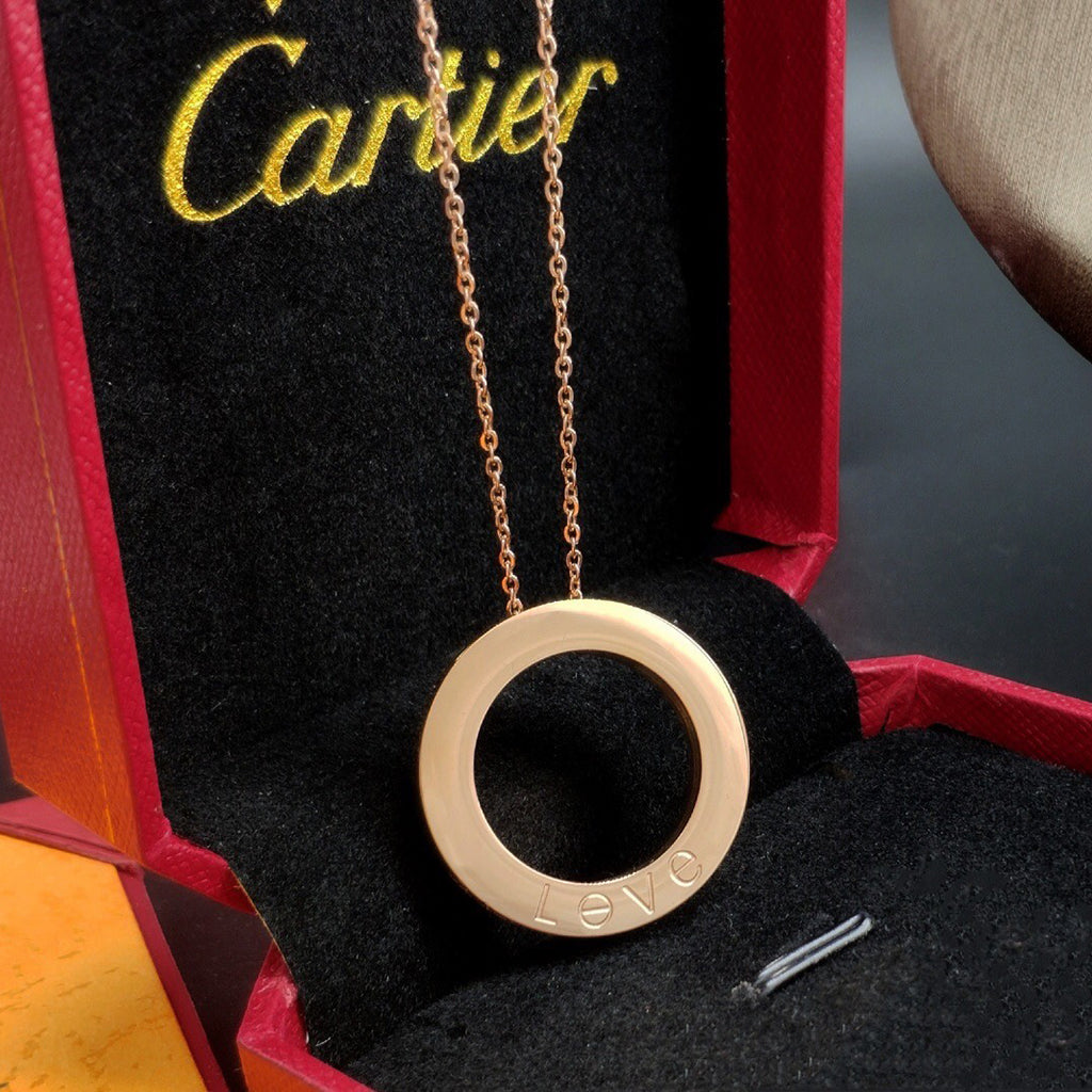 [Eterna Jewels]LOVE NECKLACE 16MM 3 DIAMONDS