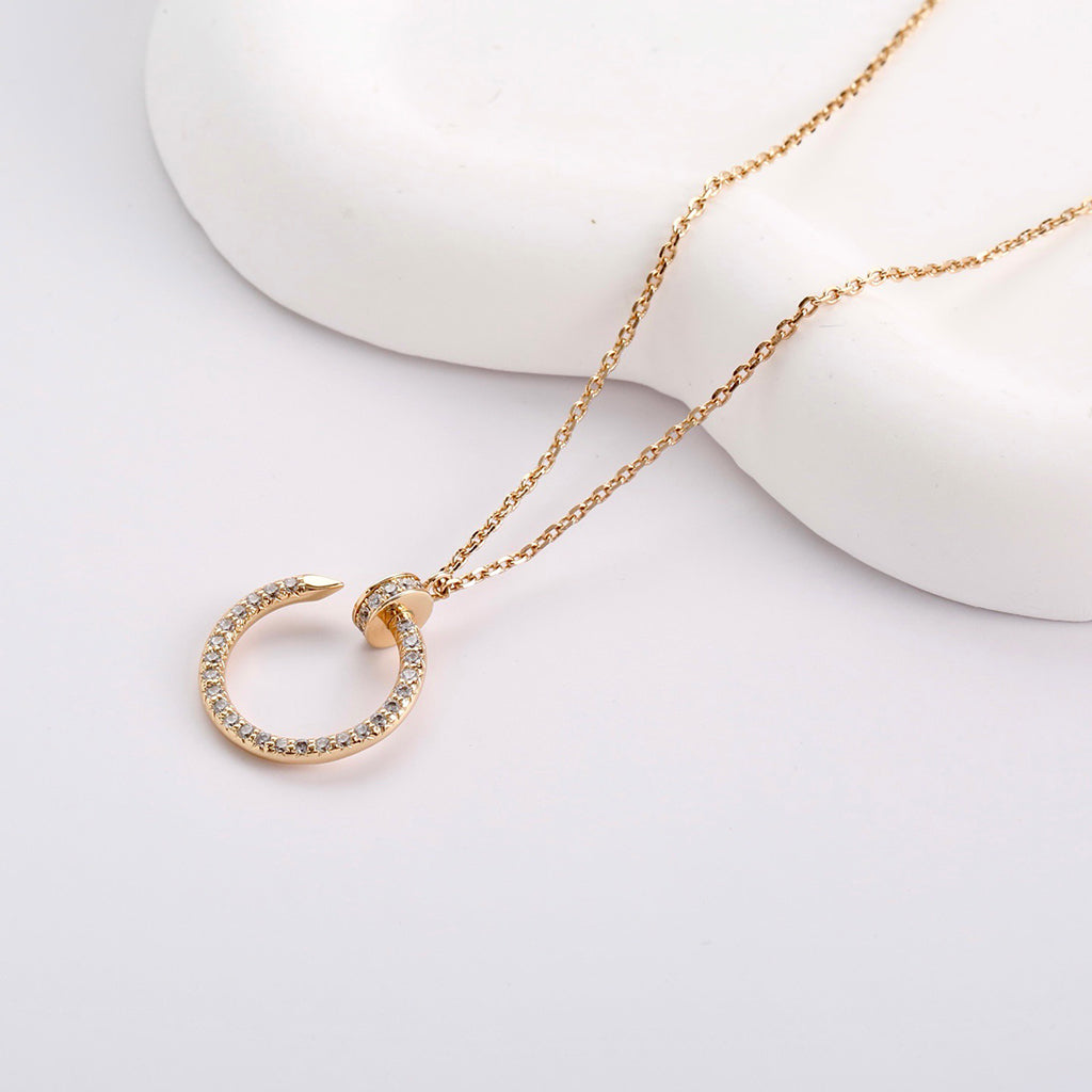 [Eterna Jewels]JUSTE NECKLACE FULL DIAMOND