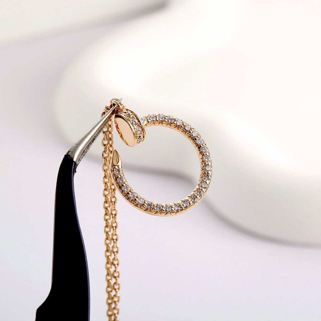 [Eterna Jewels]JUSTE NECKLACE FULL DIAMOND