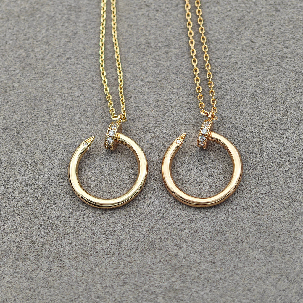 [Eterna Jewels]JUSTE NECKLACE HALF DIAMOND