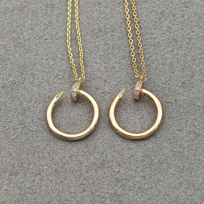 [Eterna Jewels]JUSTE NECKLACE HALF DIAMOND