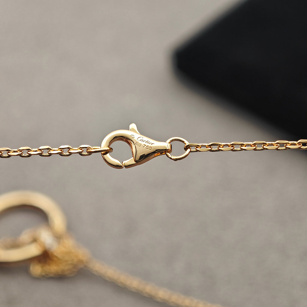 [Eterna Jewels]JUSTE NECKLACE HALF DIAMOND