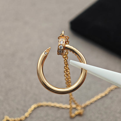 [Eterna Jewels]JUSTE NECKLACE HALF DIAMOND