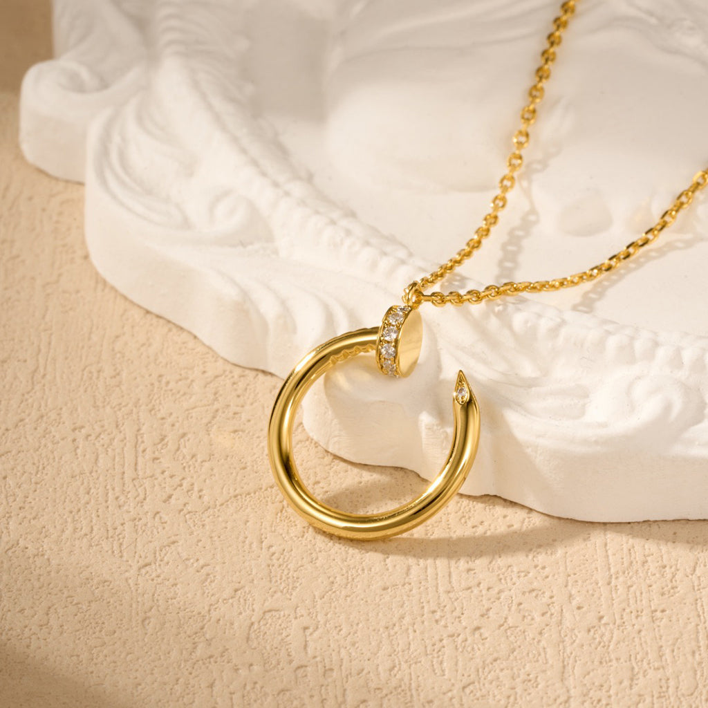 [Eterna Jewels]JUSTE NECKLACE HALF DIAMOND