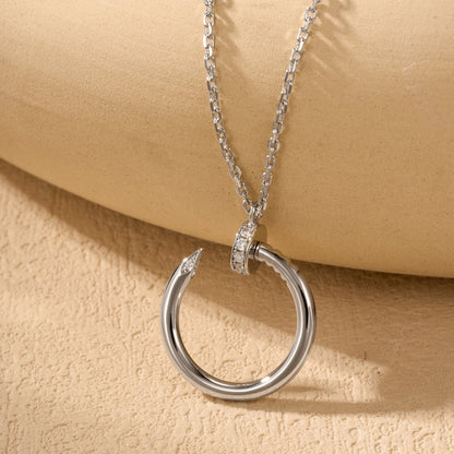 [Eterna Jewels]JUSTE NECKLACE HALF DIAMOND