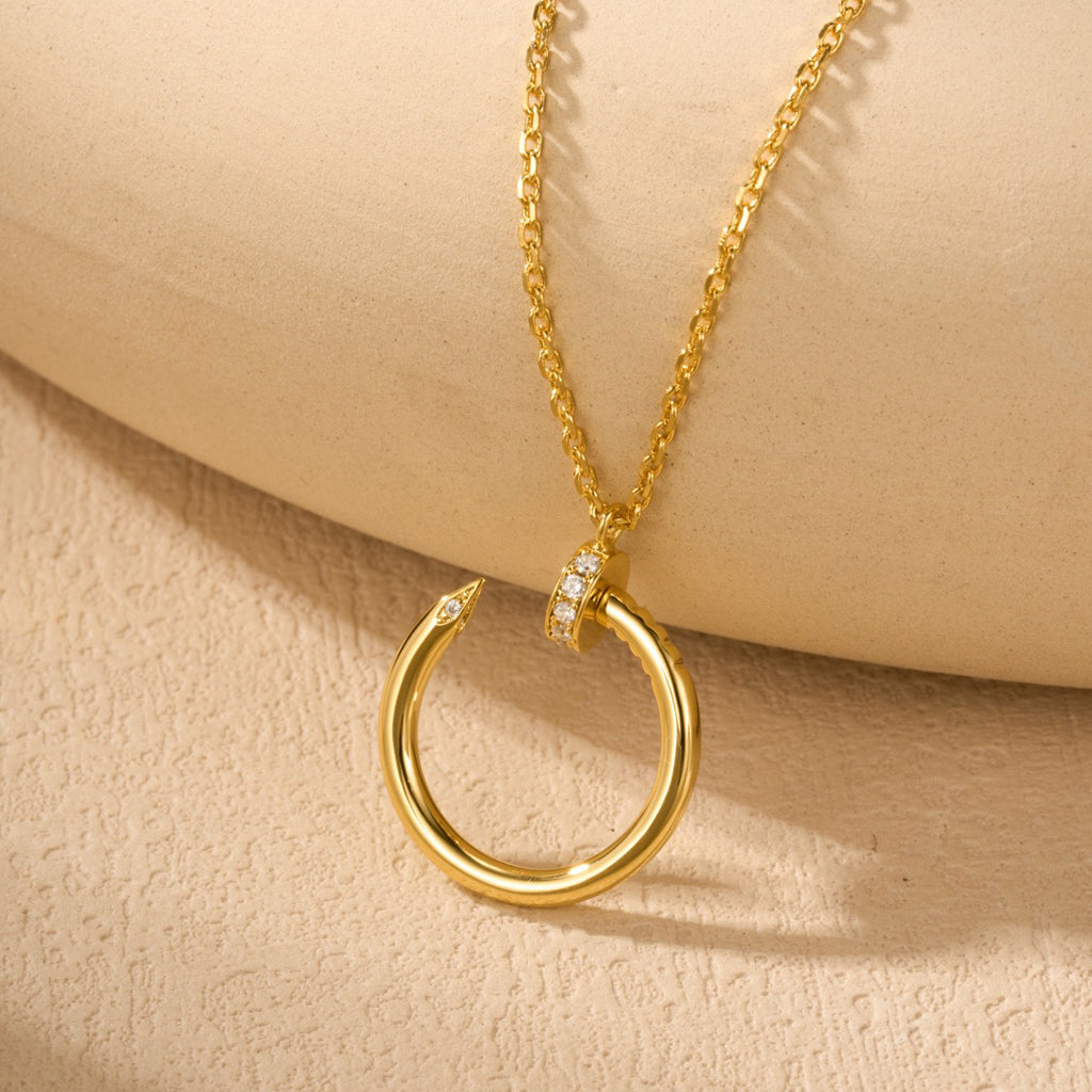 [Eterna Jewels]JUSTE NECKLACE HALF DIAMOND
