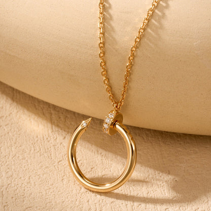 [Eterna Jewels]JUSTE NECKLACE HALF DIAMOND