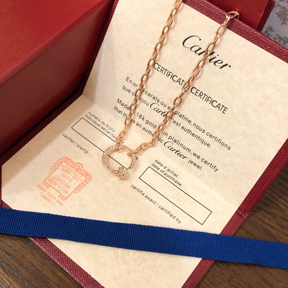 [Eterna Jewels]JUSTE NECKLACE FULL DIAMONDS