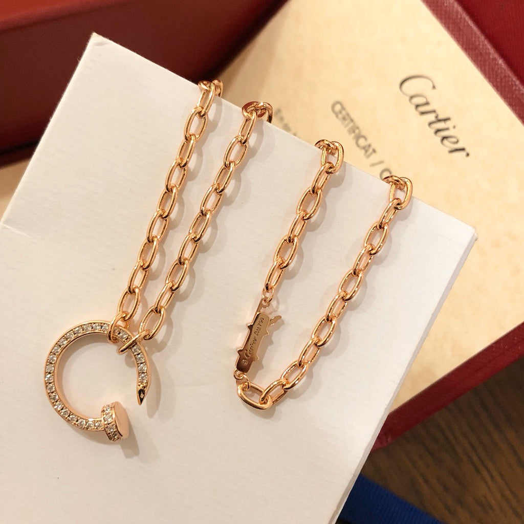 [Eterna Jewels]JUSTE NECKLACE FULL DIAMONDS