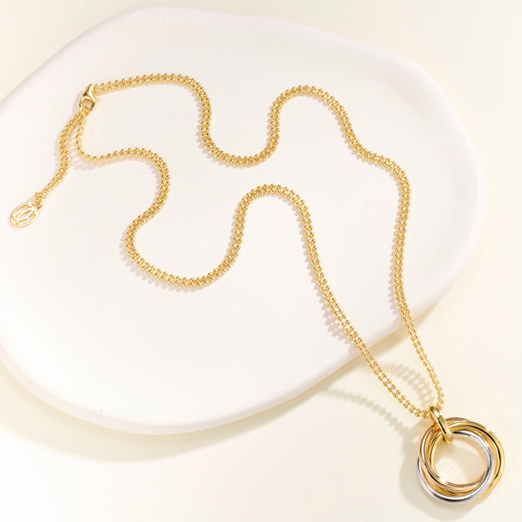 [Eterna Jewels]TRINITY LARGE NECKLACE