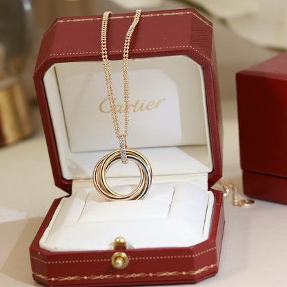 [Eterna Jewels]TRINITY MEDIUM  DIAMONDS NECKLACE
