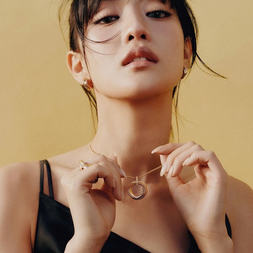 [Eterna Jewels]TRINITY MEDIUM  DIAMONDS NECKLACE
