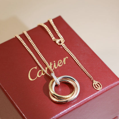 [Eterna Jewels]TRINITY MEDIUM  DIAMONDS NECKLACE