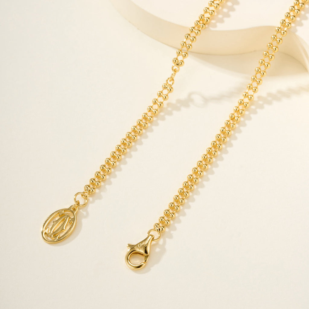 [Eterna Jewels]TRINITY LARGE FULL DIAMOND  NECKLACE