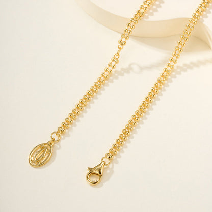[Eterna Jewels]TRINITY LARGE FULL DIAMOND  NECKLACE