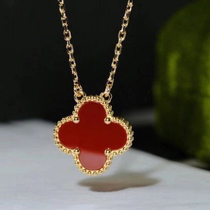 [Eterna Jewels]KLEE 15MM KARNEOL EINZELBLUMEN-HALSKE_NO_TRANSLATION_FOUND
