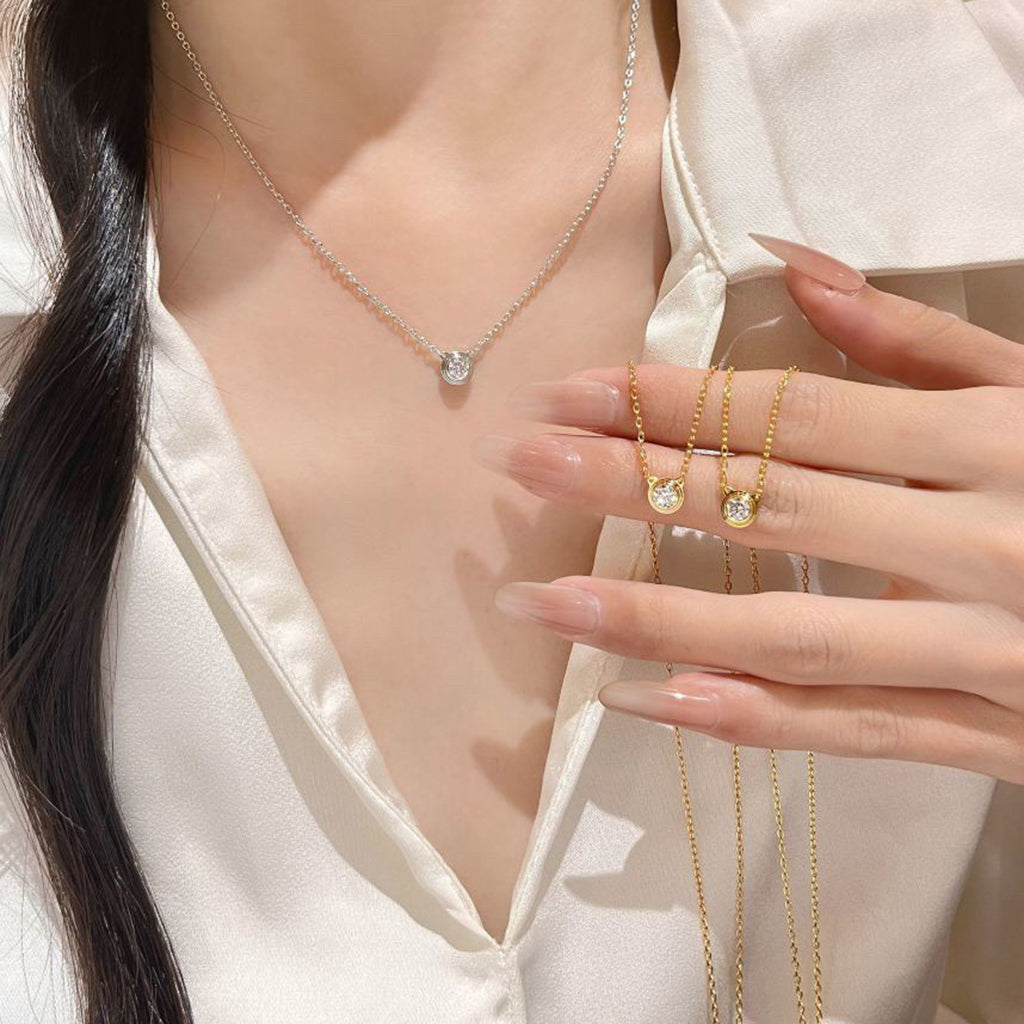 [Eterna Jewels]DAMOUR DIAMOND NECKLACE