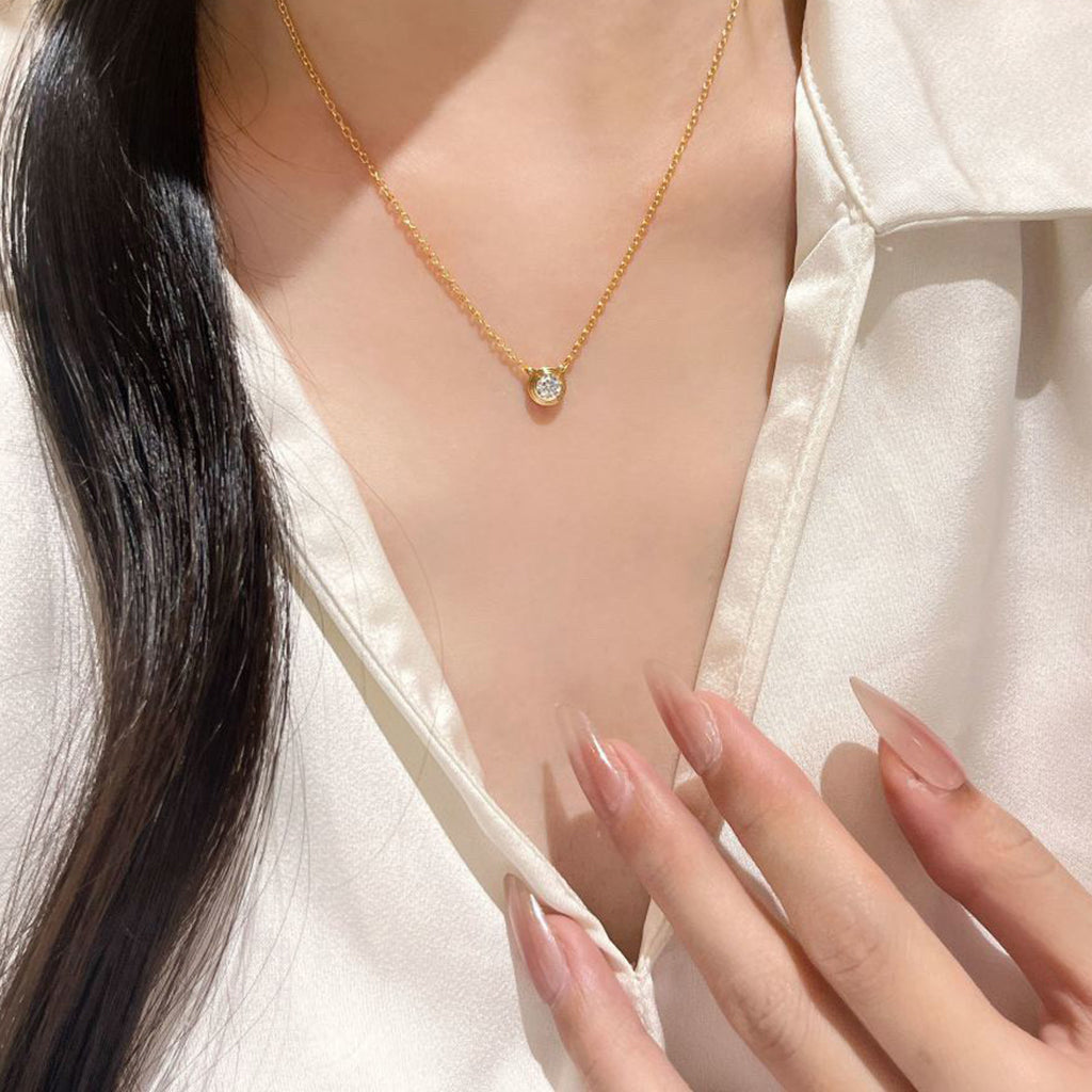 [Eterna Jewels]DAMOUR DIAMOND NECKLACE