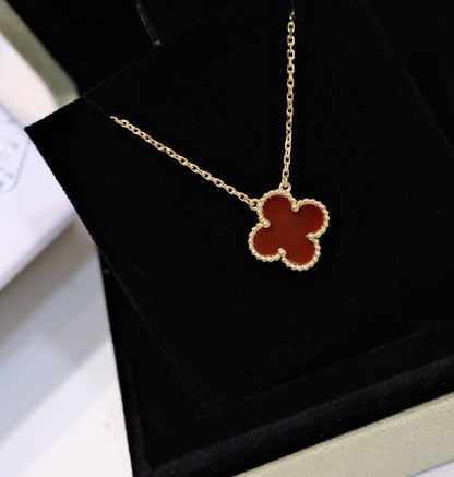 [Eterna Jewels]KLEE 15MM KARNEOL EINZELBLUMEN-HALSKE_NO_TRANSLATION_FOUND