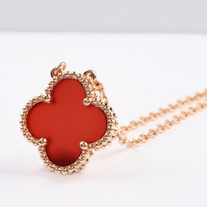 [Eterna Jewels]KLEE 15MM KARNEOL EINZELBLUMEN-HALSKE_NO_TRANSLATION_FOUND