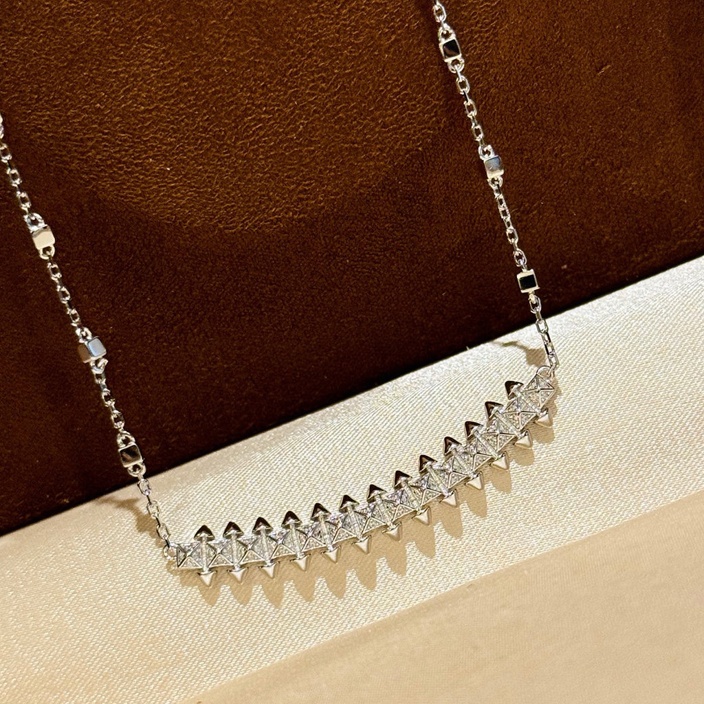 [Eterna Jewels]CLASH  SMALL FULL DIAMOND NECKLACE