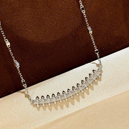 [Eterna Jewels]CLASH  SMALL FULL DIAMOND NECKLACE
