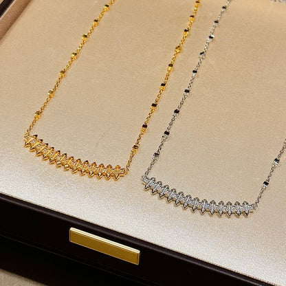[Eterna Jewels]CLASH  SMALL FULL DIAMOND NECKLACE