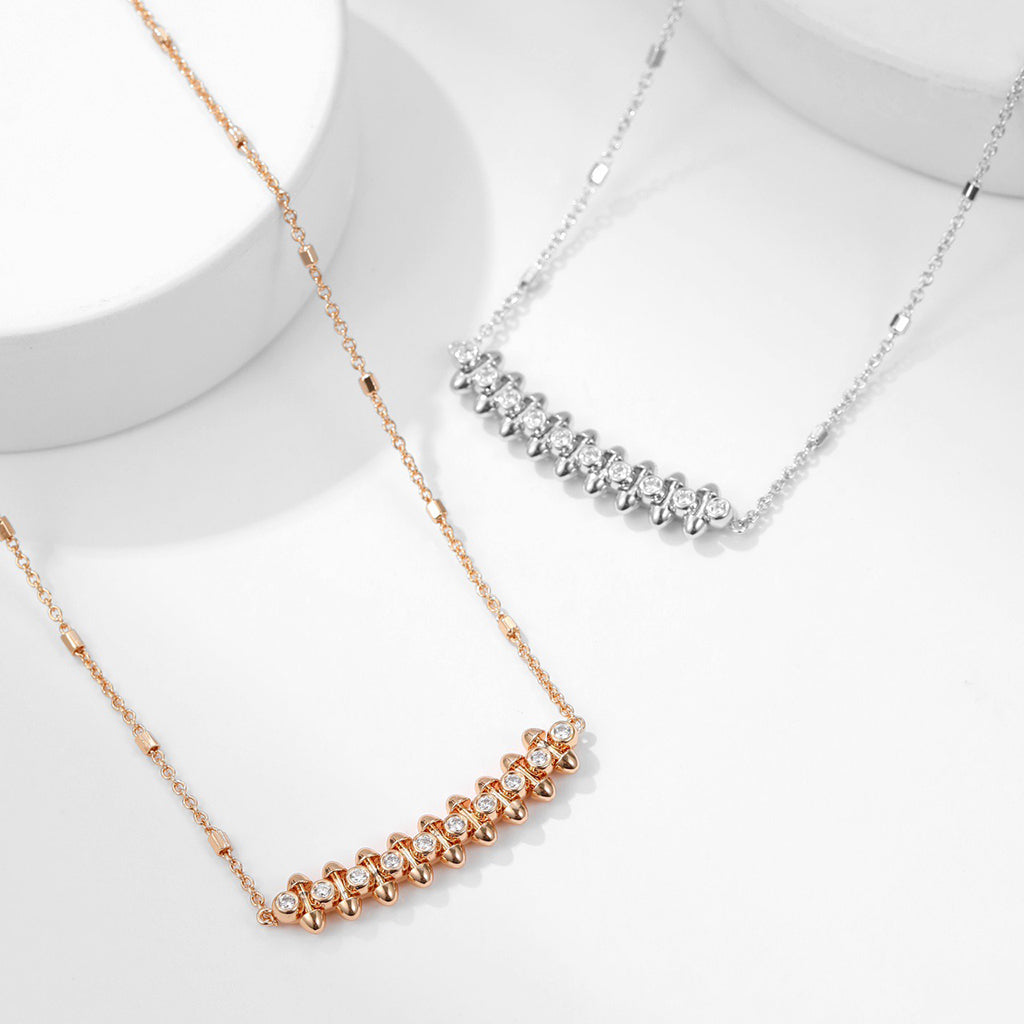 [Eterna Jewels]CLASH  MEDIUM DIAMOND NECKLACE