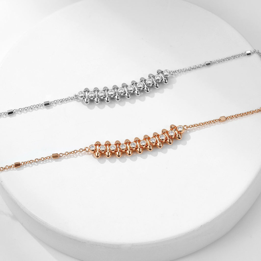 [Eterna Jewels]CLASH  MEDIUM DIAMOND NECKLACE