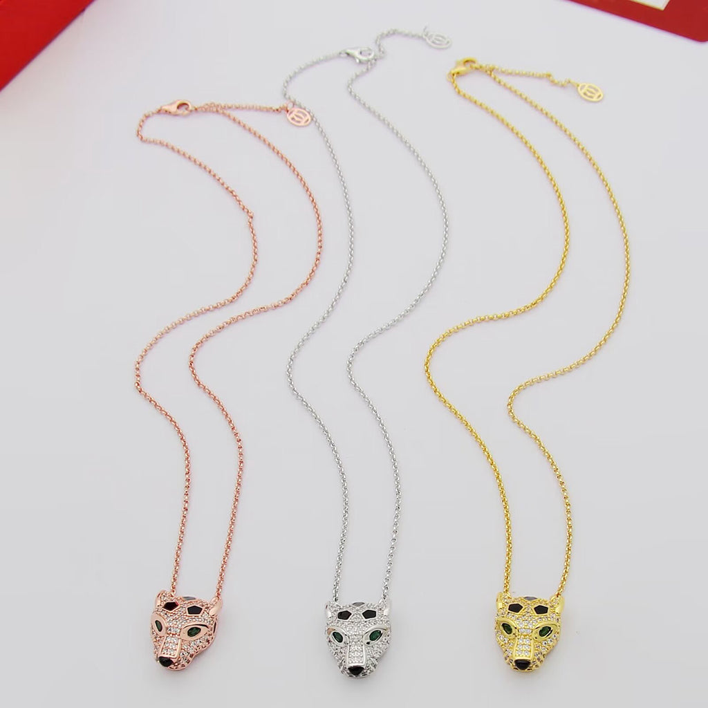 [Eterna Jewels]PANTHERE FULL DIAMOND NECKLACE