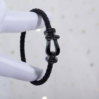 [Eterna Jewels]FORCE LARGE SERIE HUFEISEN SCHWARZ SAMURAI ARMBAND